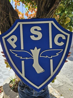 Escudo do Paysandu em Alto Relevo Médio e Grande - ArtFut MDF