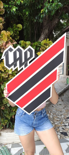 Escudo do athletico paranaense em Alto Relevo Médio e Grande na internet