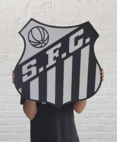 Escudo do Santos em Alto Relevo Médio e Grande - comprar online