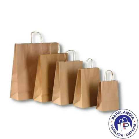 BOLSAS KP KRAFT C/MANIJA X UNIDAD