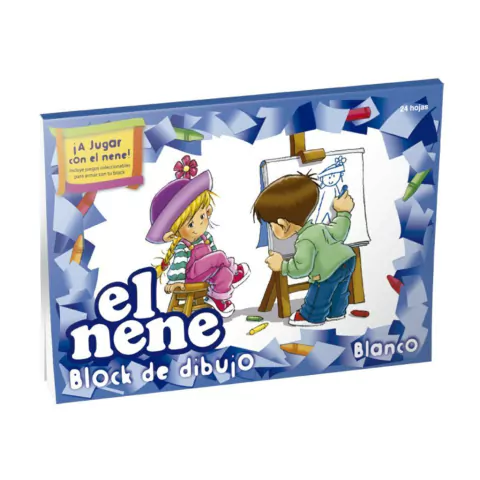 BLOCK EL NENE NRO 6 BLANCO P/DIBUJO 24 H. L