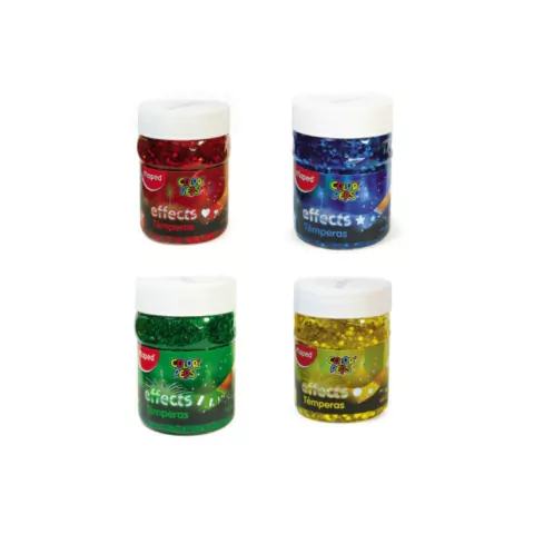 TEMPERA CON GLITTER MAPED EFFECTS POTE 200ML