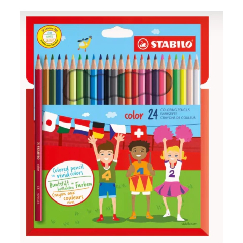 PINTURITAS STABILO COLOR X 24 LARGOS