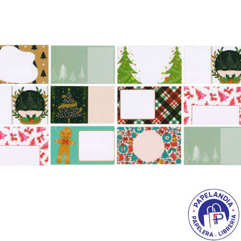 TARJETA NAVIDEÑA 10CM X 6CM