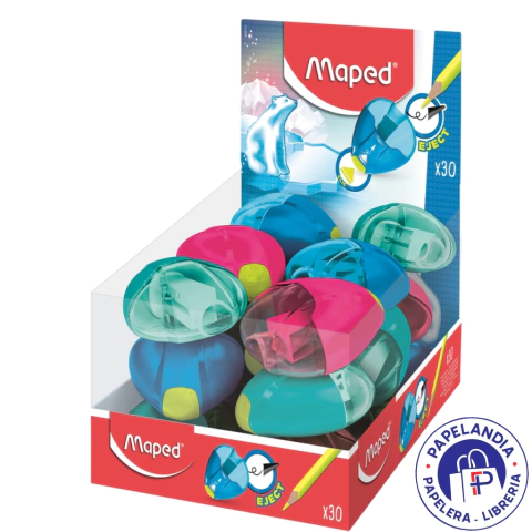 SACAPUNTAS PLAST. MAPED IGLOO EJECT 32711 c/u
