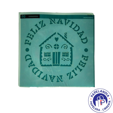 STENCIL 30X30 CASITA DE JENGIBRE 1262
