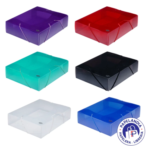 CAJA CON ELASTICO OFICIO 6CM LINE 0179