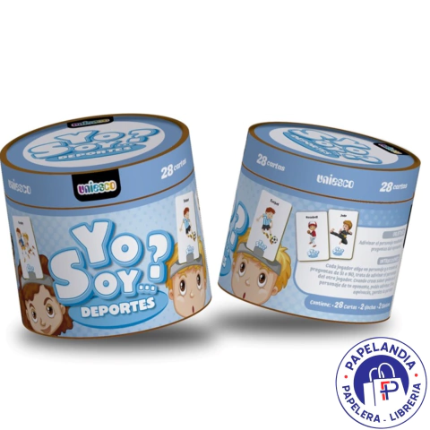 JUEGO DE CARTAS UNIESCO YO SOY ? DEPORTES