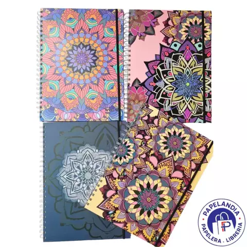 CUADERNO A5 LINEA MANDALAS 6398 15X21 NIVEL 10 PUNTEADO