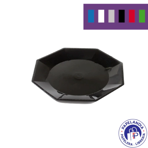 PLATO GRANDE OCTOGONAL 22 CM X 10