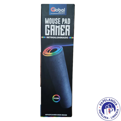 MOUSE PAD GAMER RETROILUMINADO RGB GLOBAL - comprar online
