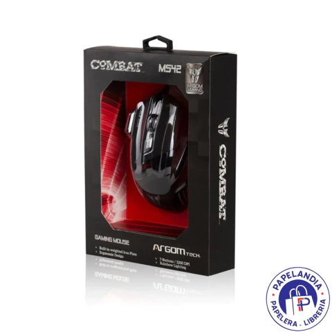 MOUSE GAMER ARGOMTECH MS42 USB - NEGRO