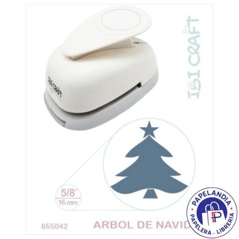 PERFORADORA ARTISTICA 17MM 3/4 PULG ARBOL DE NAVIDAD 655042
