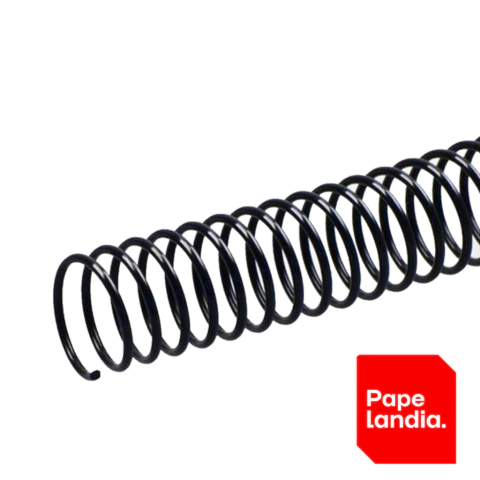 ESPIRAL PVC ALEX 20MM NEGRO PAQ X 50