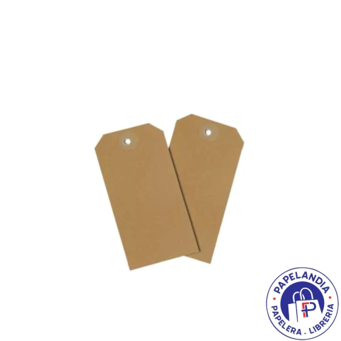 ETIQUETA MEDORO MANILA COLGANTES 8992 (4.1X8.3CM) X 500 UNID