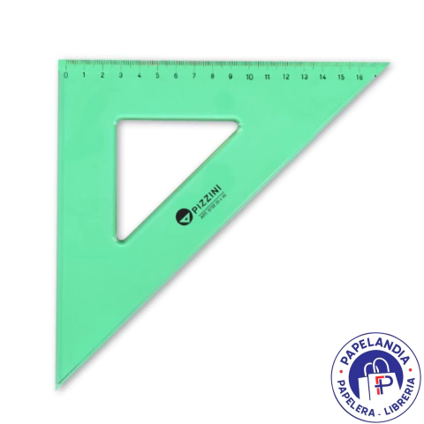 ESCUADRA TECNICA VERDE 25CM X45° 373225X45