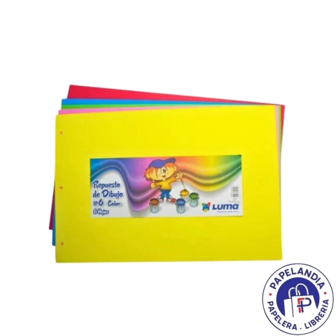 REPUESTO DIBUJO COLOR NRO 6 LUMA