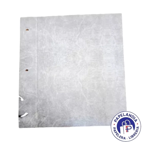 CARPETA Nº3 DOS TAPAS CARTON GRIS ESCOLAR C/ CORDON