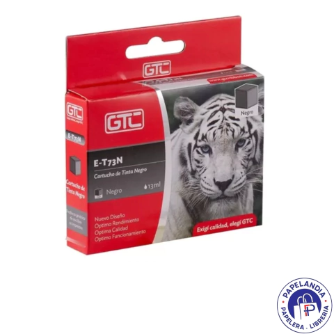 CARTUCHO ALTERNATIVO P / EPSON NEGRO GT-T73N-6G GTC