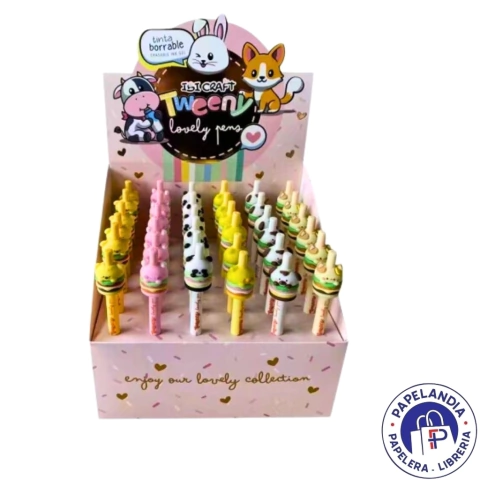 BOLIGRAFO TWEENY BORRABLE EXPO HAMBURGESA 070218