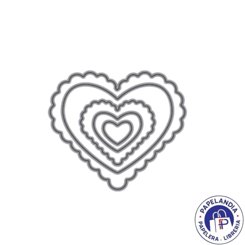 TROQUEL 3" CORAZONES 658046