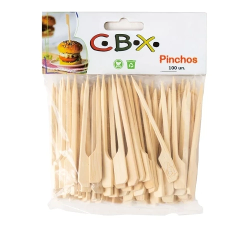 PINCHOS BAMBU 12CM X100UN