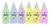 ADHESIVO VINILICO PLASTICOLA 35G X 6 COLORES PASTEL - comprar online