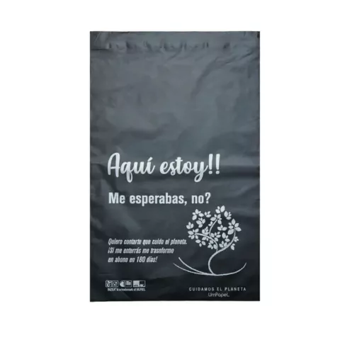 SOBRE E-COMMERCE COMPOSTABLE IMPRESO X50U 30X40
