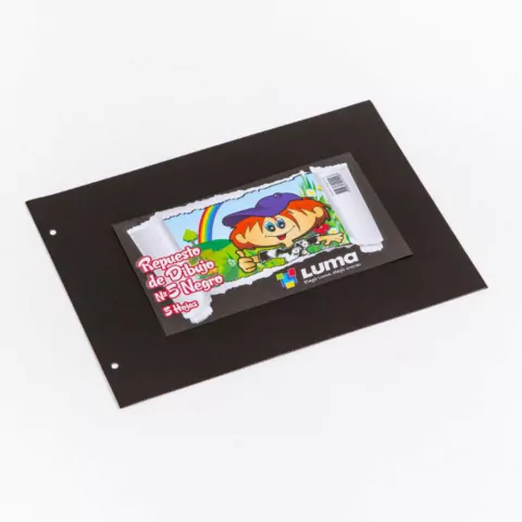 REPUESTO DIBUJO NEGRO Nº 6 LUMA