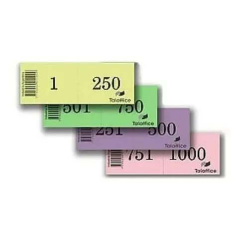 TALONARIO NUMERO 1-1000