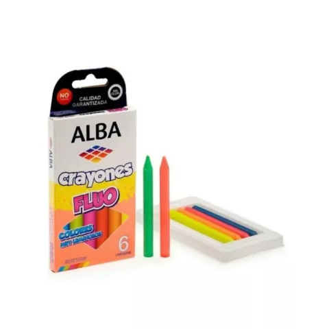 CRAYONES ALBA X6 FLUO
