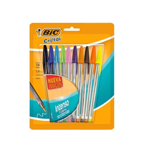 BOLIGRAFO BIC 1.6MM INTENSO X 10 SURTIDO
