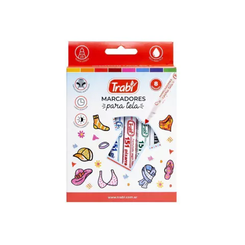 MARCADOR TRABI PARA TELA X 8 TR6751