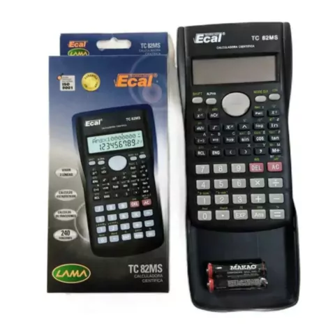 CALCULADORA ECAL TC82MS 240 FUC CIENTIFICA NEGRA