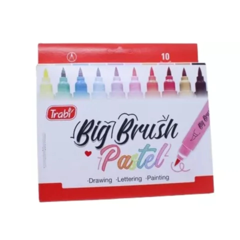 MARCADORES BIG BRUSH X10 PASTEL