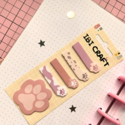 STICKY NOTES IBICRAFT 20 HOJAS PATITAS 065174