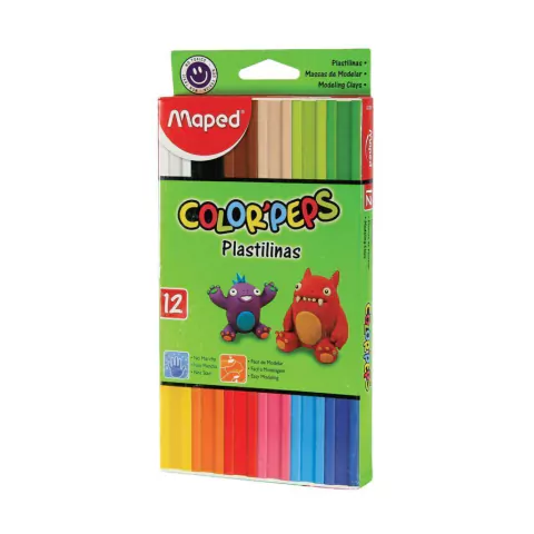 PLASTILINA MAPED COLOR PEPS X12 8272