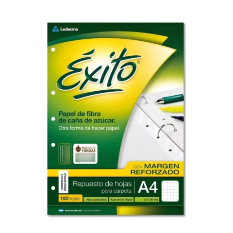 REPUESTO EXITO MARGEN REFORZADO A4 X 48H #