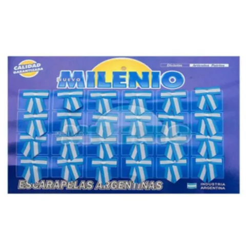 ESCARAPELA NRO 110 MOÑO PLANO DOBLE