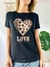 Remera love print - tienda online