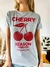 Remera con brillos Cherry en internet