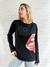 Remera Beso Manga Larga - Vainafash