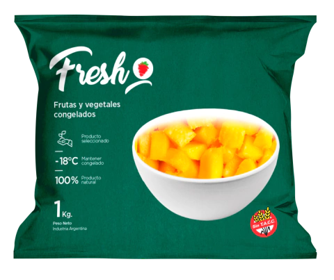 Mango Cubeteado Congelado IQF