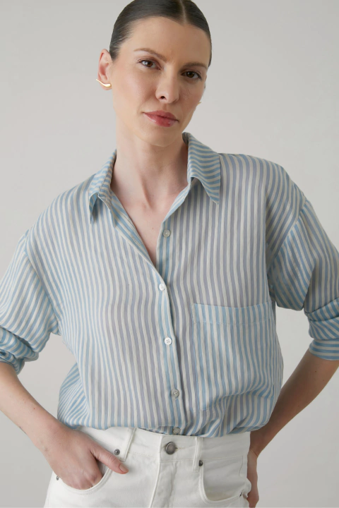 Camisa Pietra Azul - comprar online