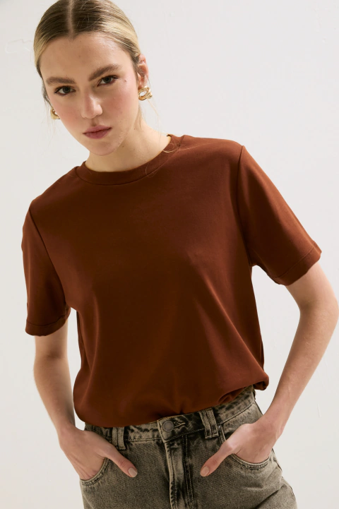 Blusa Delia Marrom