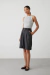 Regata Lais Cinza com Branco - CLOMEE