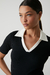 Blusa Bianca Preto com Off White - comprar online