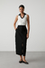 Regata Valentina Off White com Preto - comprar online