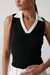 Regata Valentina Preto com Off White - comprar online