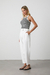 Regata Felicia Branco com Preto - CLOMEE